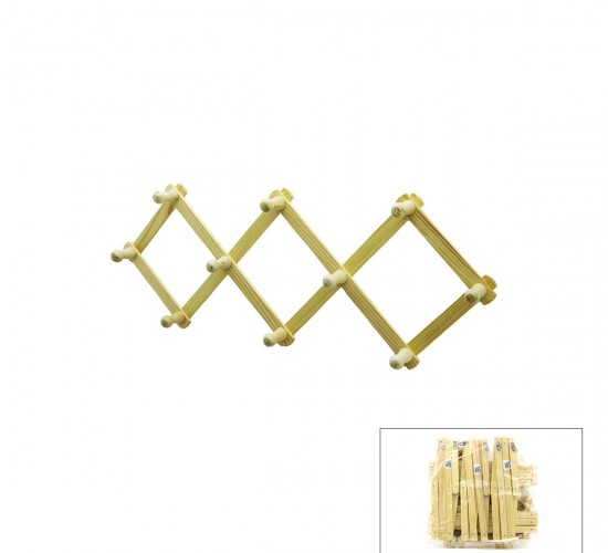 İBİCO İ13-101 ( 10 KOLLU ) ( AKORDİYON ) AHŞAP DUVAR ASKISI*10X10