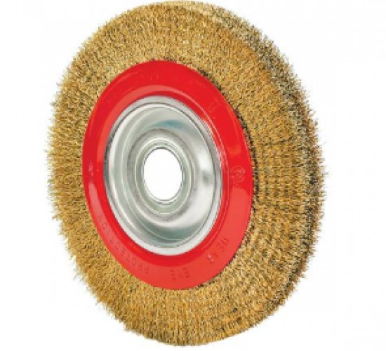 PİMLİ DAİRESEL ÇELİK TEL FIRÇA 200 MM 4044*5X