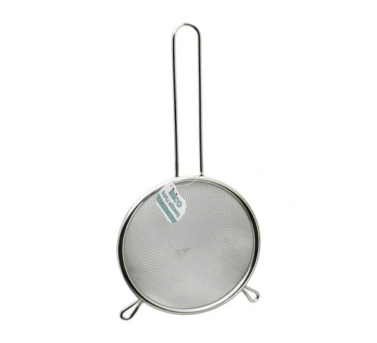 İBİCO İ22-301 ( 20CM ) ( METAL SAPLI ) ( 2 KULAKLI ) TEL SÜZGEÇ ( SAP: 15.5CM )*12X20