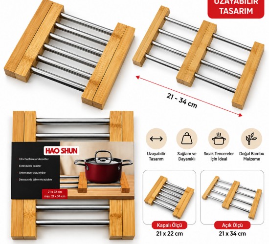 YAKUT-13887 ( AYARLANABİLİR ) METAL NİHALE ( BAMBU AYAK ) ( 21X22---21X34CM )*60