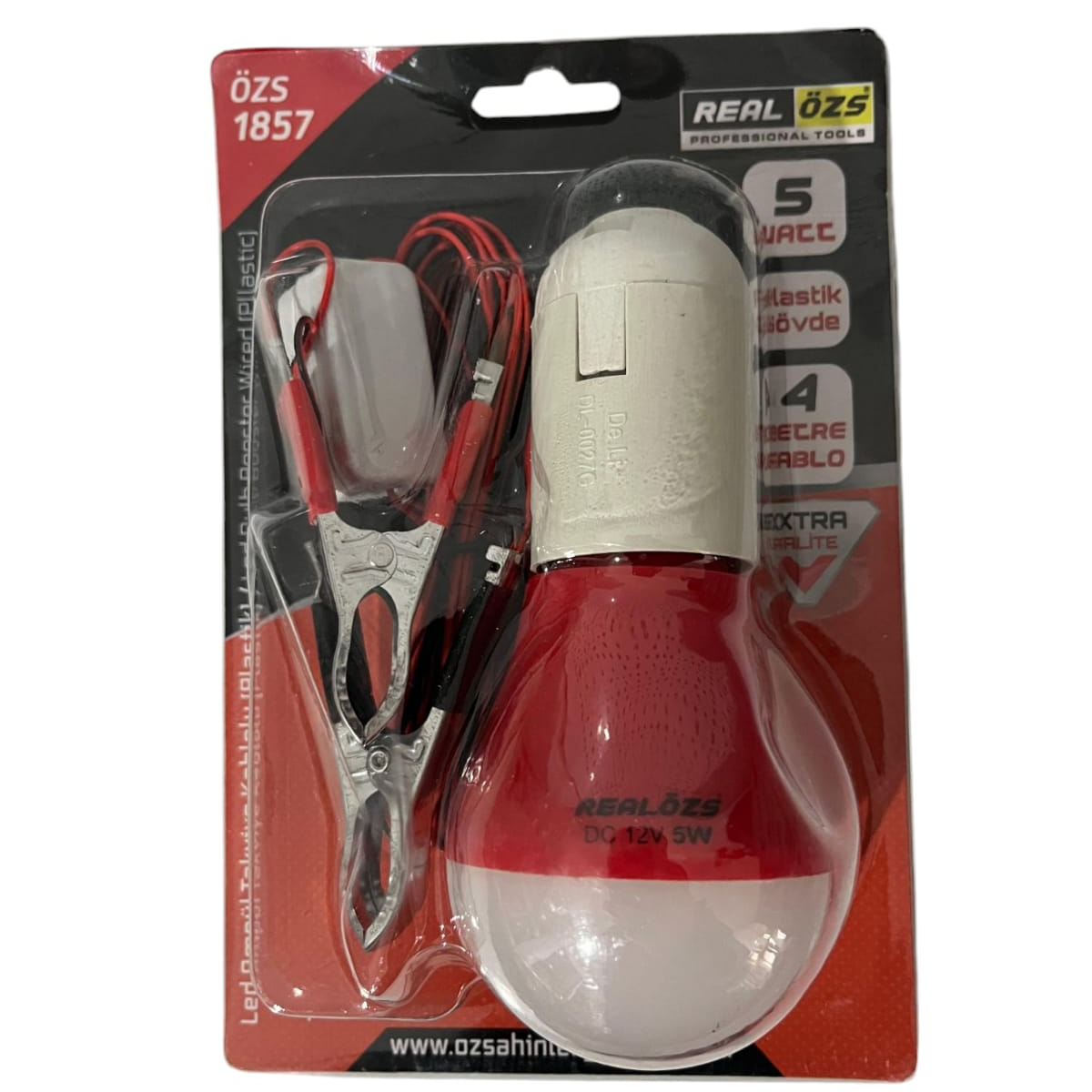 PLASTİK GÖVDE SEYAR AKÜ LED LAMBA 1857*10X
