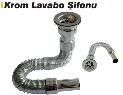 Real Özs Krom Lavabo Şifonu OZS-8348