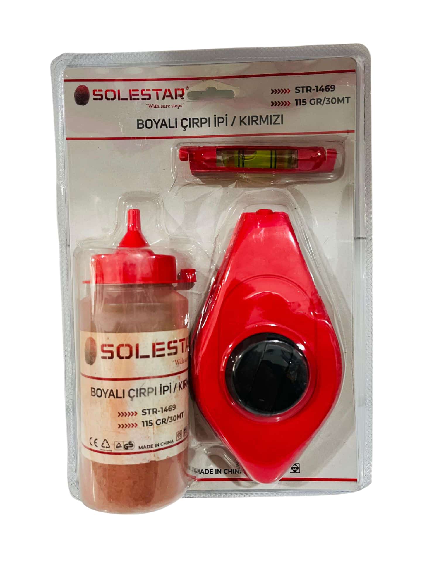 SOLESTAR BOYALI ÇIRPI İPİ KIRMIZI 30 MT 115 GR STR-1469