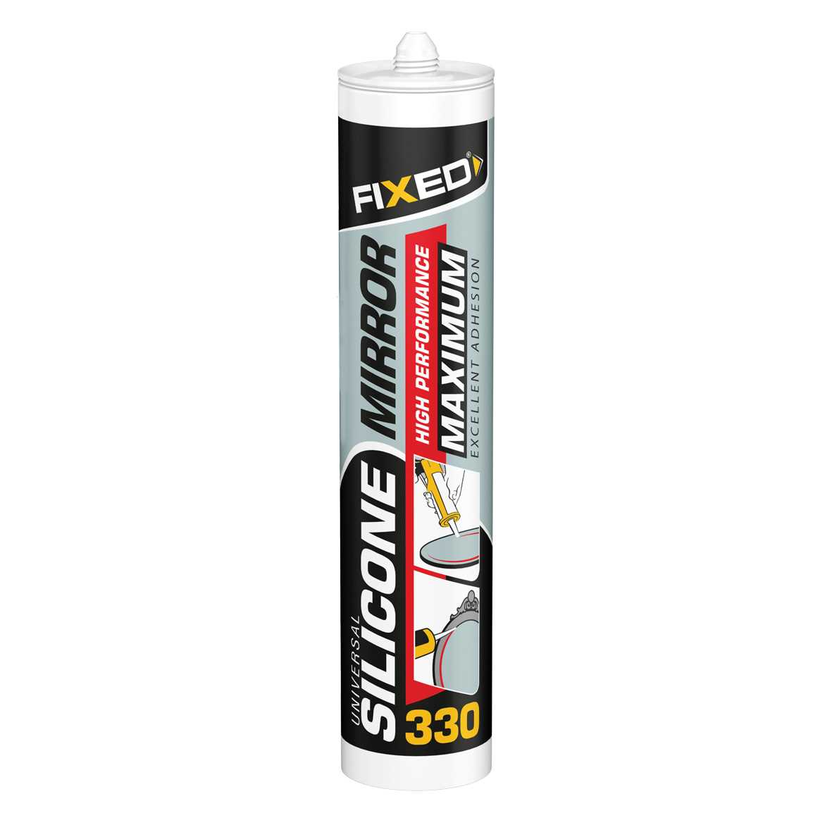 SGS FIXED AYNA SİLİKONU ŞEFFAF (330 GR) F330