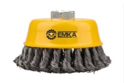 EMKA 5202-100 BURGULU KÜP FIRÇA 75MM