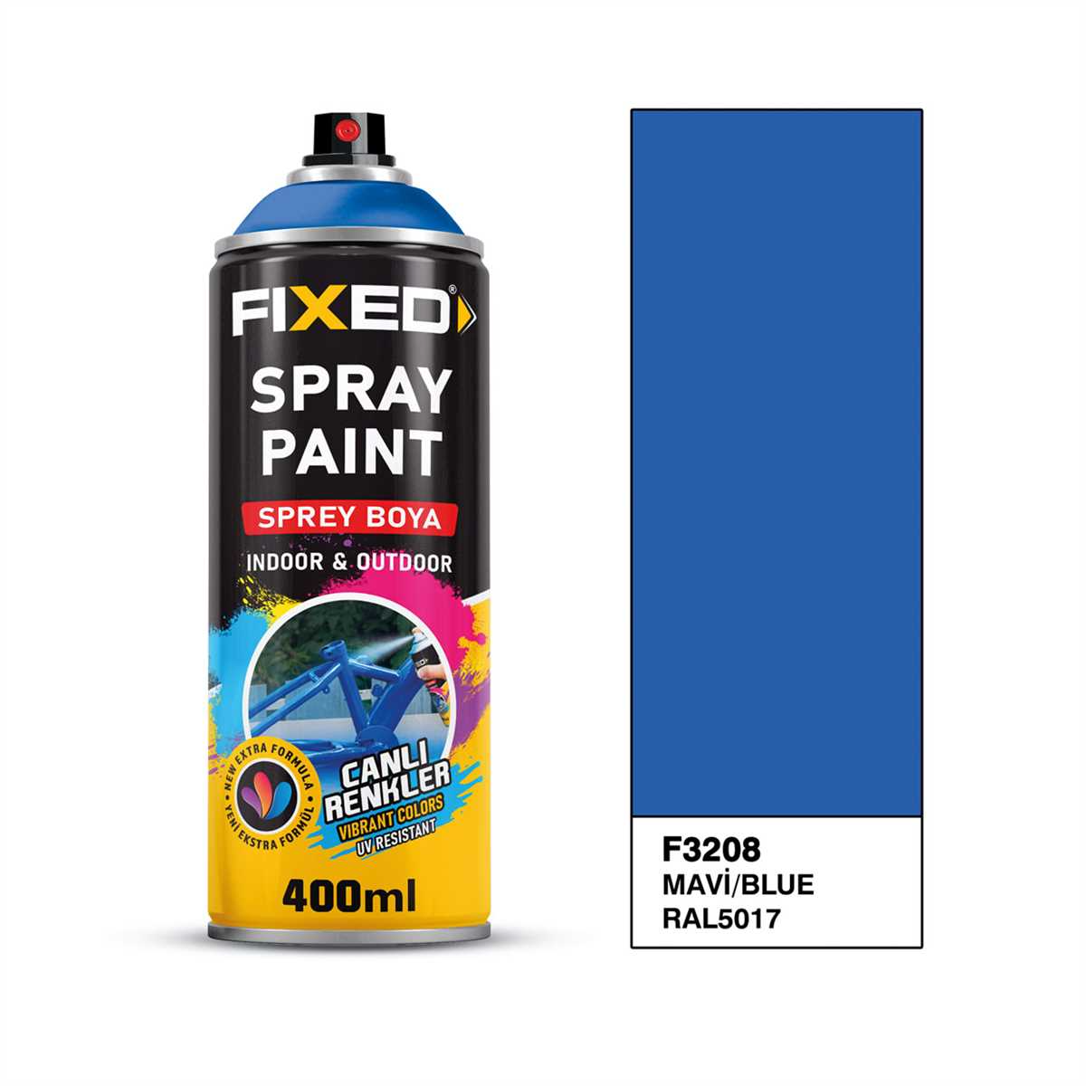 SGS SPREY BOYA AKRİLİK - MAVİ (RAL5017) 320 GR 400 ML F3208