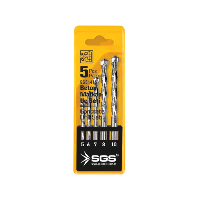 SGS BETON MATKAP UC SETİ(5 PARÇA) SGS1415