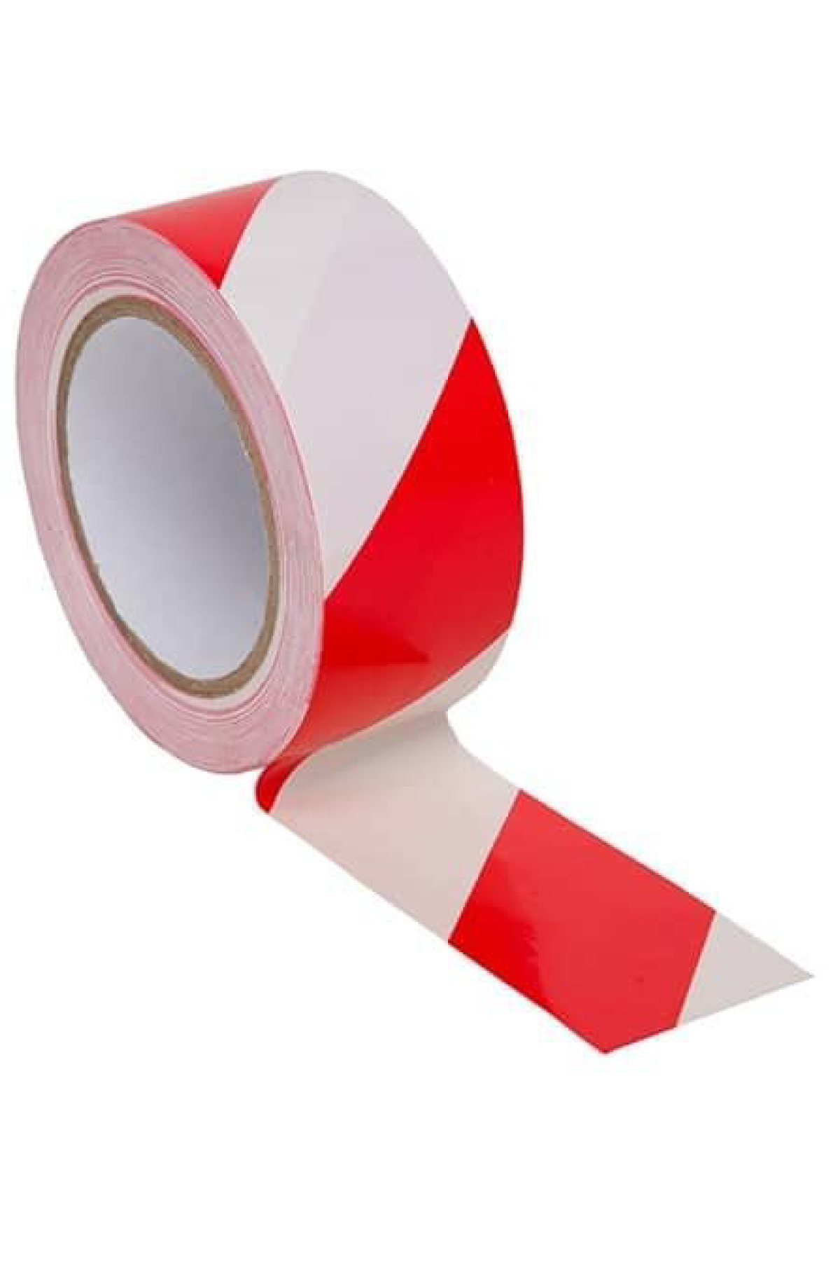 Yer Işaretleme Bandı Pvc Vinil Bant Kırmızı Beyaz 50mm*30 Metre
