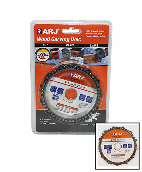 ARJ WOOD CARVİNG DİSC 115X22.23MM ZİNCİRLİ AHŞAP TESTERE DİSK