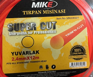 MİKE TIRPAN MİSİNASI 2.4MM 12 METRE