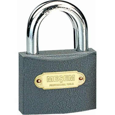 MEŞEM ASMA KİLİT GRİ KISA 38 MM*12X