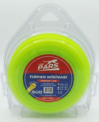 TİMS PARS 3,3 MM*46 METRE MİSİNA 6 KÖŞE*6X