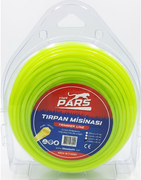 TİMS PARS 4 MM*46 METRE MİSİNA 6 KÖŞE*6X