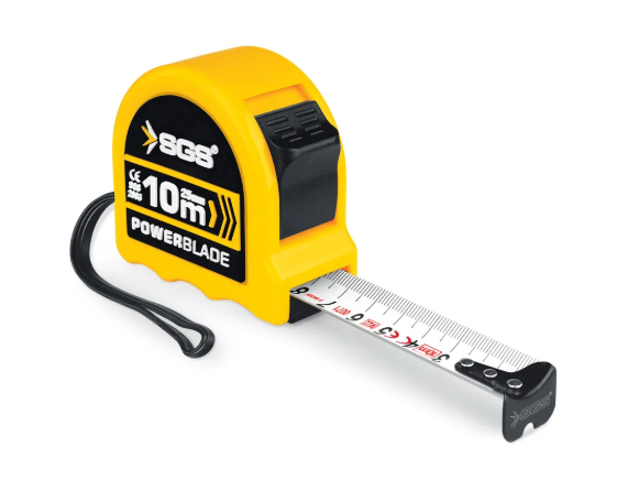 SGS ŞERİT METRE 10*25 (ÇİFT STOP) SGS2083*12X