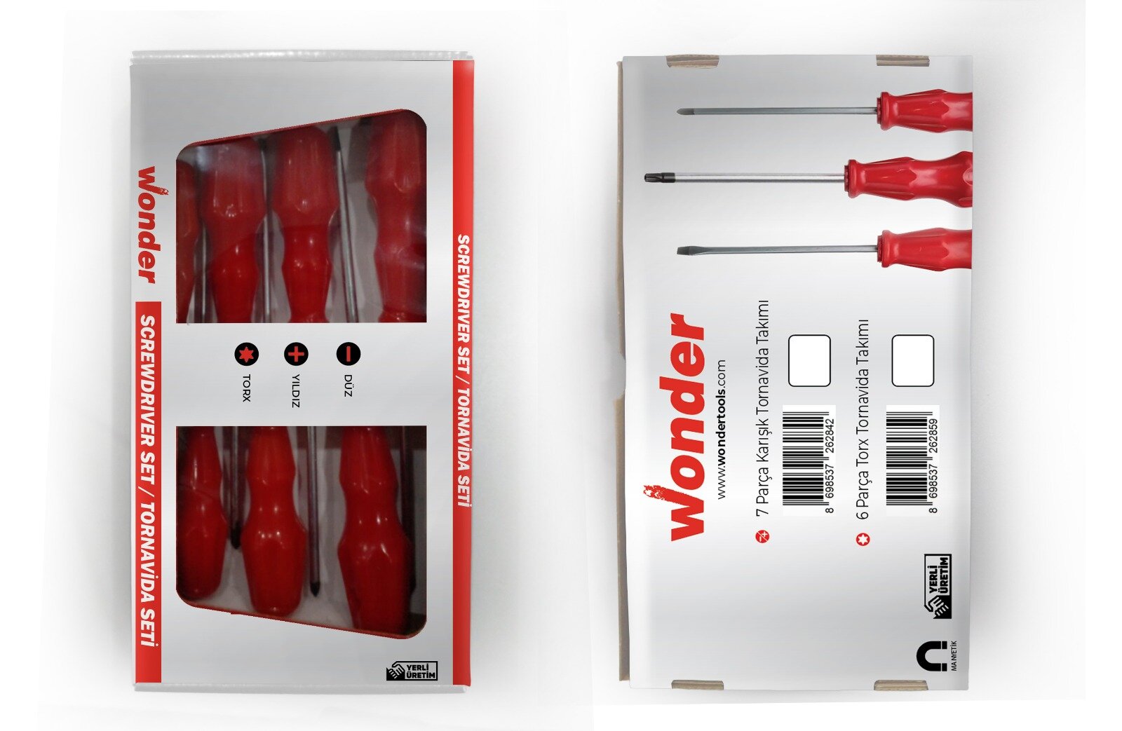 Wonder 6 Parça Torx Tornavida Takımı